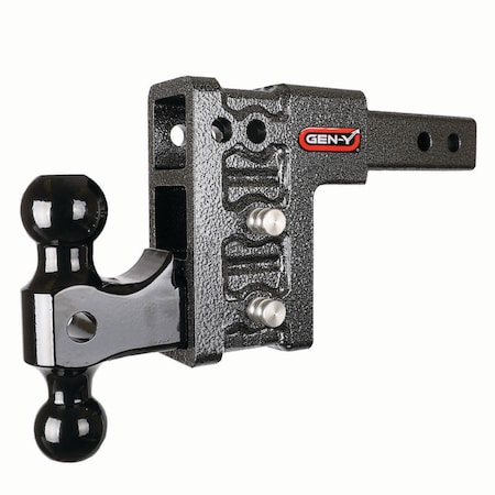 Gen-Y Hitch Mega-Duty Series, 2" Shank, 5" Drop, 16K, Hitch & Versa-Ball GH-513